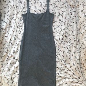 American Apparel Heather Grey Bodycon Dress